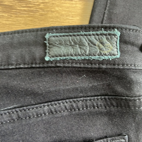 Ag Adriano Goldschmied The Middi Ankle Legging Ankle Jeans Black - Picture 14 of 16